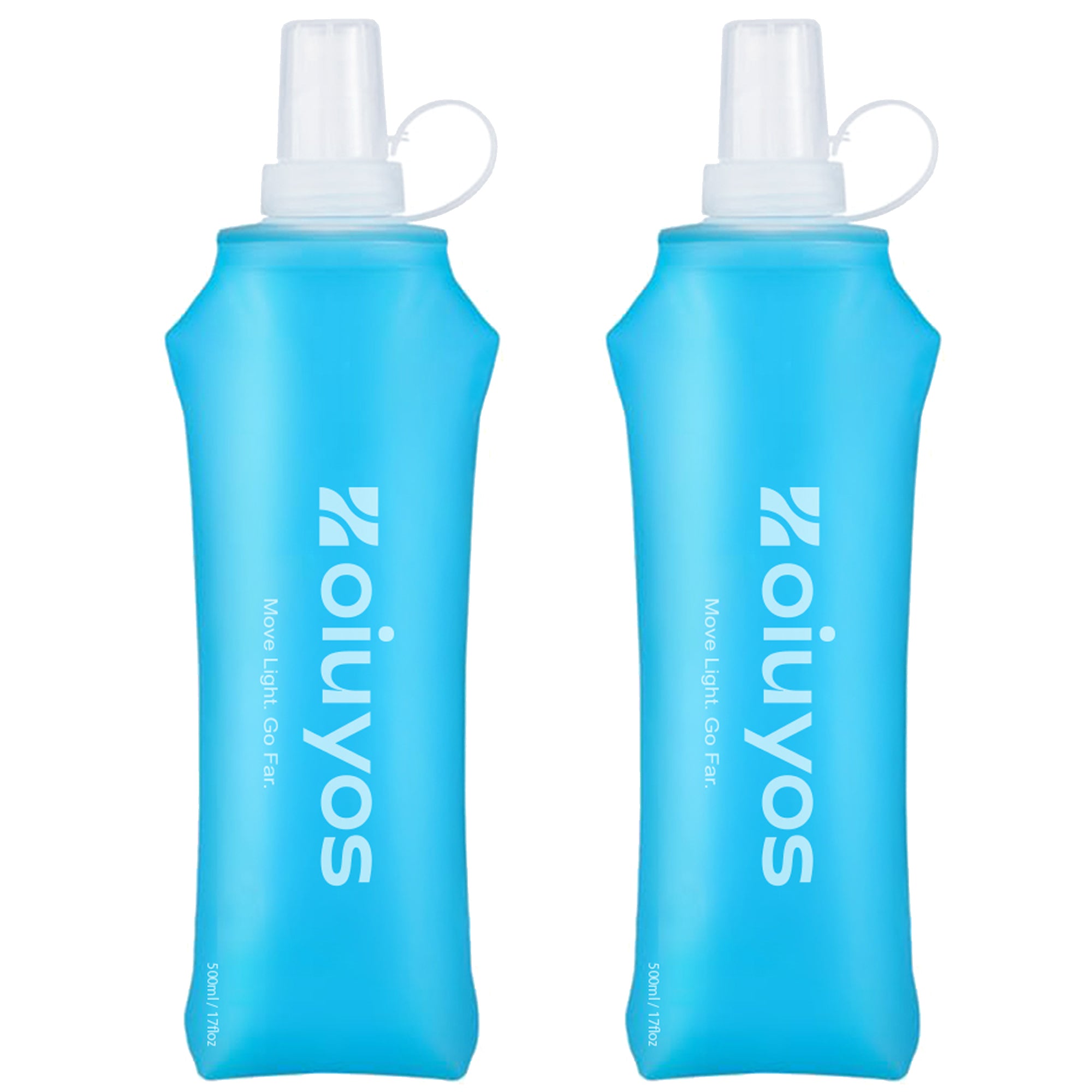 2 Pack Soft Water Bottle